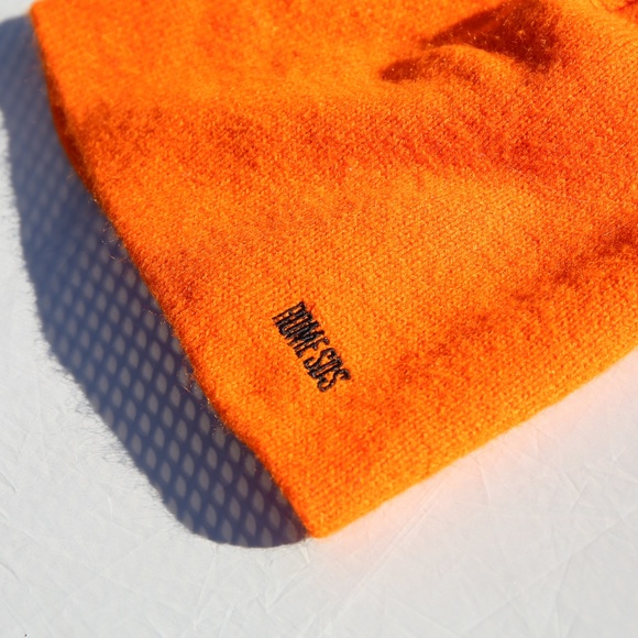 orange beanie - Picture 2 of 3